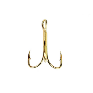 Eagle Claw Snelled 2x Gold Treble Hook – Coyote Bait & Tackle